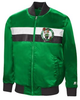 The Ambassador Boston Celtics Green Satin Jacket