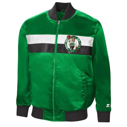 The Ambassador Boston Celtics Green Satin Jacket