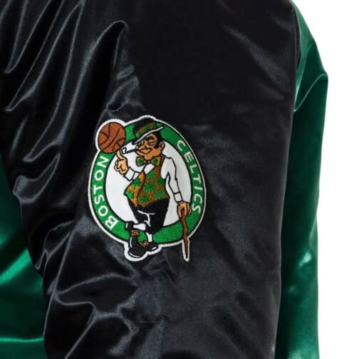 Boston Celtics The Finals 2008 Satin Jacket - Image 8
