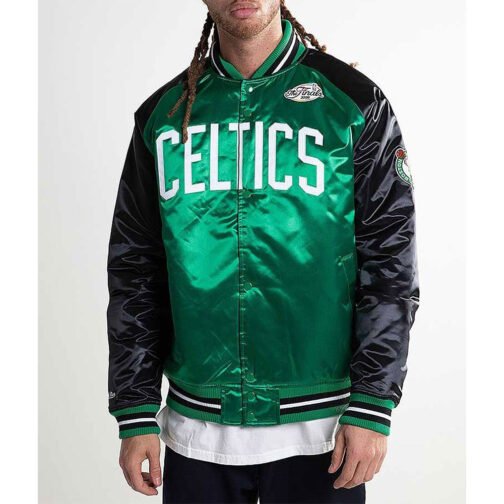 Boston Celtics The Finals 2008 Satin Jacket - Image 6