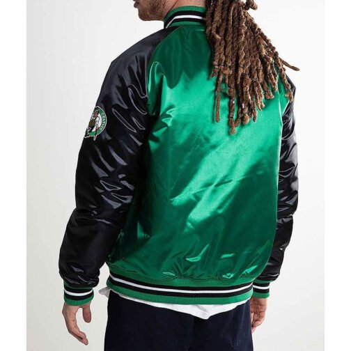Boston Celtics The Finals 2008 Satin Jacket - Image 4