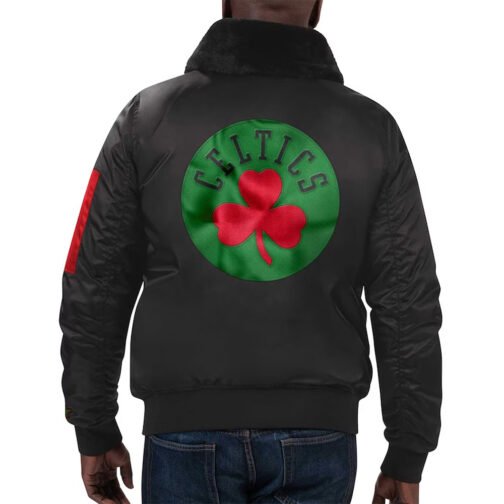 Boston Celtics Ty Mopkins Black Jacket - Image 4