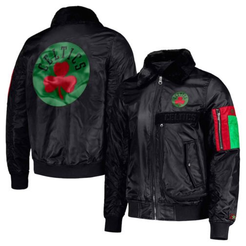 Boston Celtics Ty Mopkins Black Jacket - Image 5
