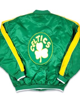 Boston Celtics Vintage Green Satin Jacket