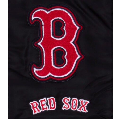 Boston Red Sox Logo Select Black Jacket - Image 3