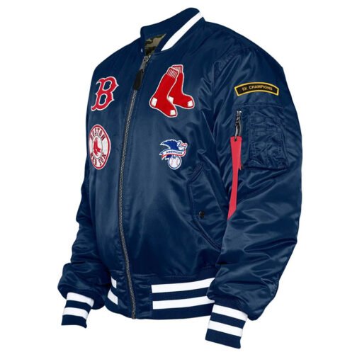 Boston Red Sox Bomber MA-1 Jacket - Image 5
