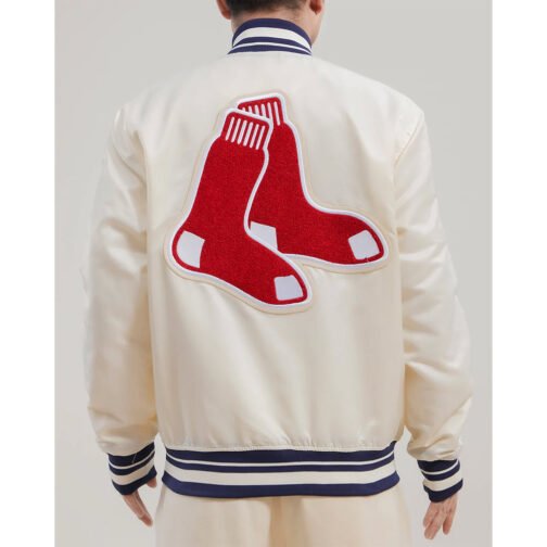 Boston Red Sox Retro Classic Rib Jacket - Image 2