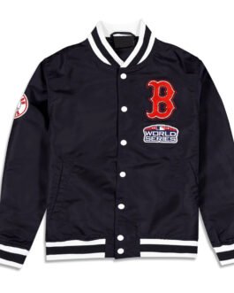 World Series Boston Red Sox Logo Select Black Jacket