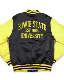 Bowie State Bulldogs Black and Gold Jacket