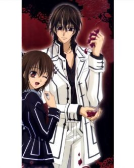 Boy Night Vampire Knight Cotton White Jacket