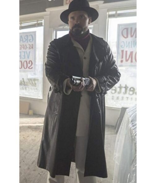 Fargo Gale Kitchen Brown Leather Coat - Image 7