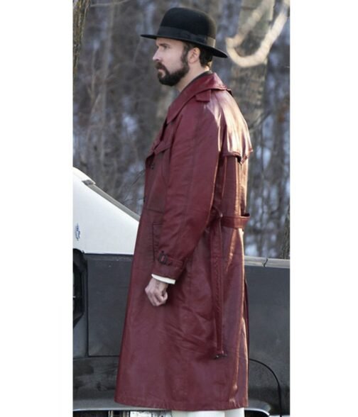 Fargo Gale Kitchen Brown Leather Coat - Image 8