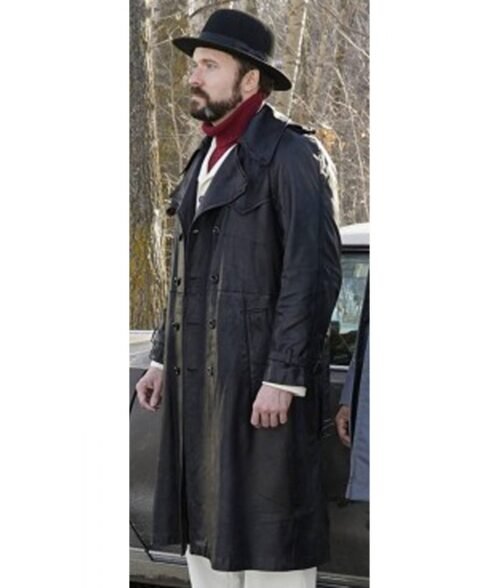 Fargo Gale Kitchen Brown Leather Coat - Image 10