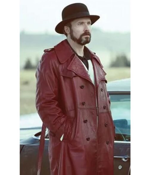 Fargo Gale Kitchen Brown Leather Coat - Image 2