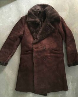 Brad Pitt Snatch Shearling Coat
