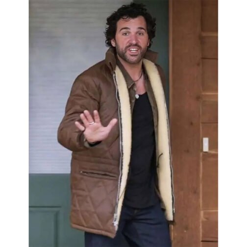 Branching Out Juan Pablo Di Pace Brown Jacket - Image 2