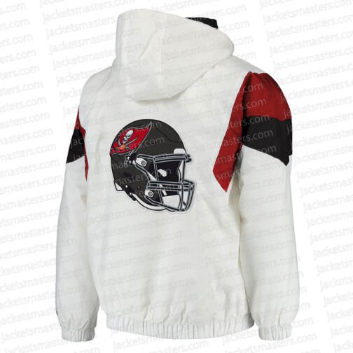 Breakaway Tampa Bay Buccaneers White Half-Zip Jacket - Image 2