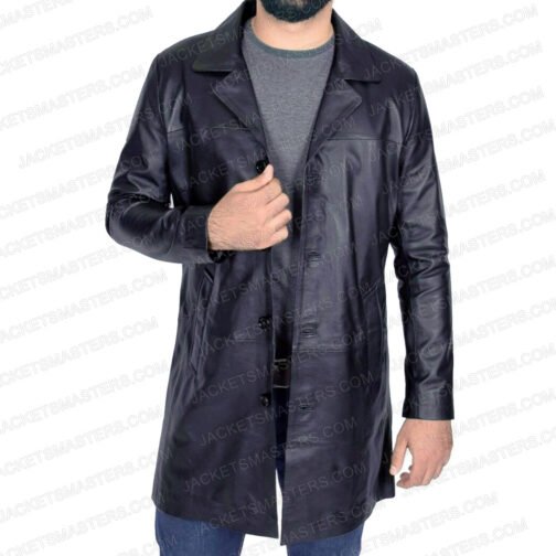 Michael Bowen Breaking Bad Black/Brown Coat - Image 8