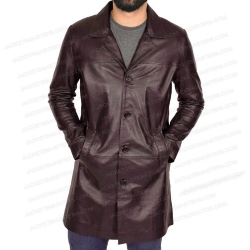 Michael Bowen Breaking Bad Black/Brown Coat - Image 10