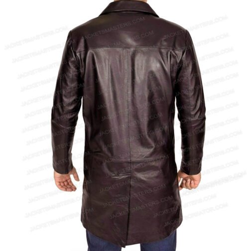 Michael Bowen Breaking Bad Black/Brown Coat - Image 5
