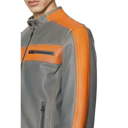 Law & Order Organized Crime Brent Antonello Leather Jacket - Image 9