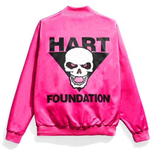 The Hart Foundation Bret Hart Bomber Jacket - Image 2