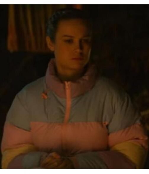 Unicorn Store Brie Larson Color Block Puffer Jacket - Image 5