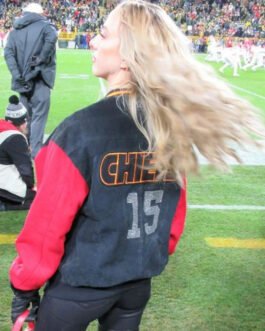 Brittany Mahomes Kansas City Chiefs 15 Jacket