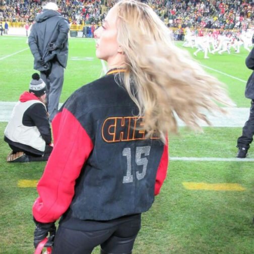 Brittany Mahomes Kansas City Chiefs 15 Jacket - Image 2