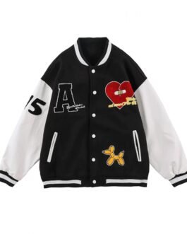Varsity Broken Heart Tideeku New Embroidery Jacket