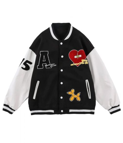 Varsity Broken Heart Tideeku New Embroidery Jacket - Image 2