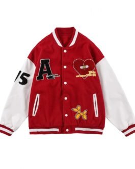 Varsity Broken Heart Tideeku New Embroidery Jacket