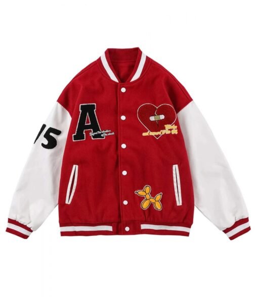 Varsity Broken Heart Tideeku New Embroidery Jacket