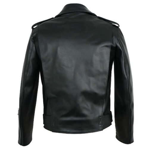 Bronx Motorcycle Leather Jacket - Image 2