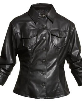 The Bold and the Beautiful Katherine Kelly Lang Black Leather Jacket