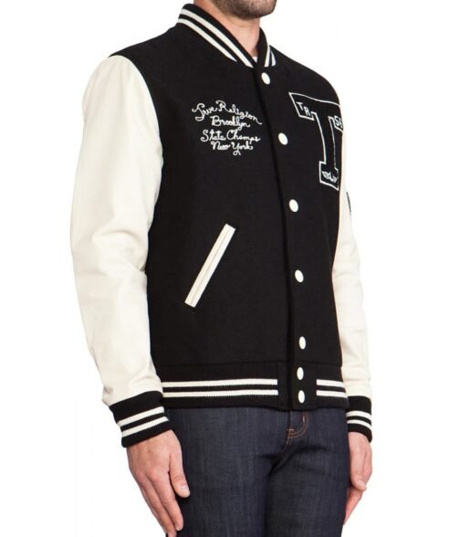Braves NY Champs 1956 Brooklyn Letterman Jacket - Image 12