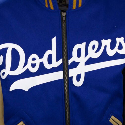1951 Brooklyn Dodgers Varsity Royal Blue Jacket - Image 4