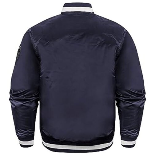 Brooklyn Dodgers Maroon Satin Jacket - Image 4