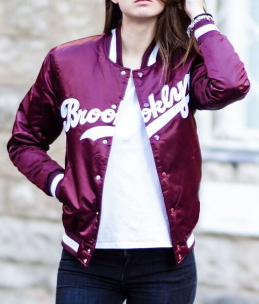 Brooklyn Dodgers Bomber Satin Jacket - Image 14