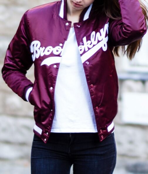 Brooklyn Dodgers Bomber Satin Jacket - Image 9