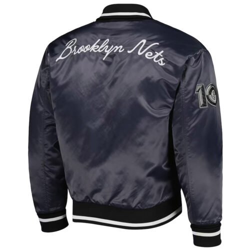 Brooklyn Nets 10th Anniversary Charcoal Jacket - Image 2