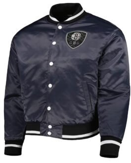 Brooklyn Nets 10th Anniversary Charcoal Jacket