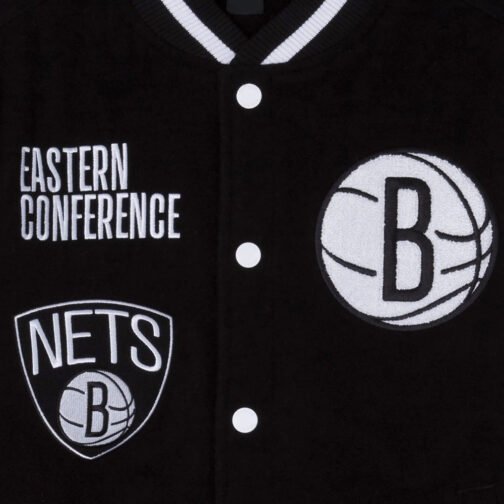 Brooklyn Nets Eastern Conference Varsity Jacket - Image 3