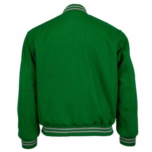 Green Brooklyn Nets Varsity Wool Jacket - Image 2
