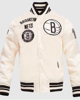 Brooklyn Nets Retro Classic Rib Jacket