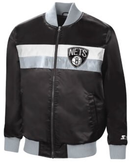 The Ambassador Brooklyn Nets Satin Jacket
