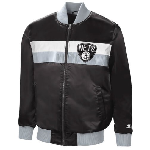 The Ambassador Brooklyn Nets Satin Jacket