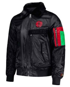 Brooklyn Nets Ty Mopkins Black Jacket