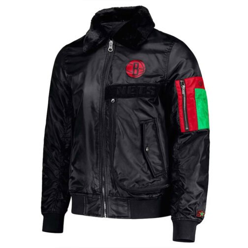 Brooklyn Nets Ty Mopkins Black Jacket