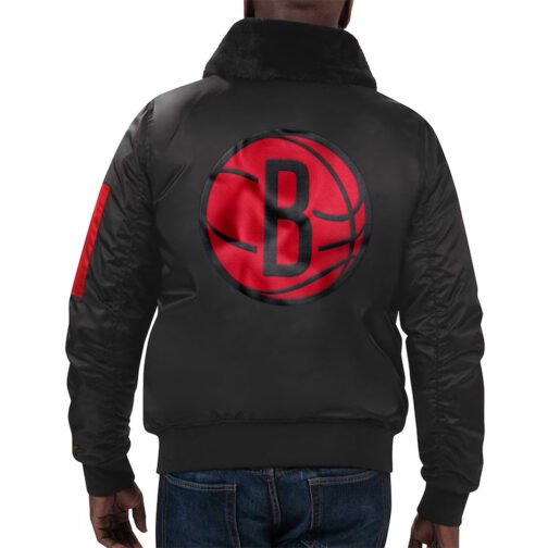 Brooklyn Nets Ty Mopkins Black Jacket - Image 5